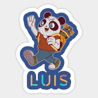 Entrusion Panda Luis Sticker